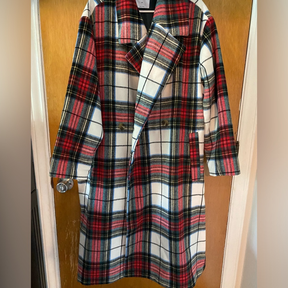 Wool Plaid Trench Coat Old Navy Plus size 3X